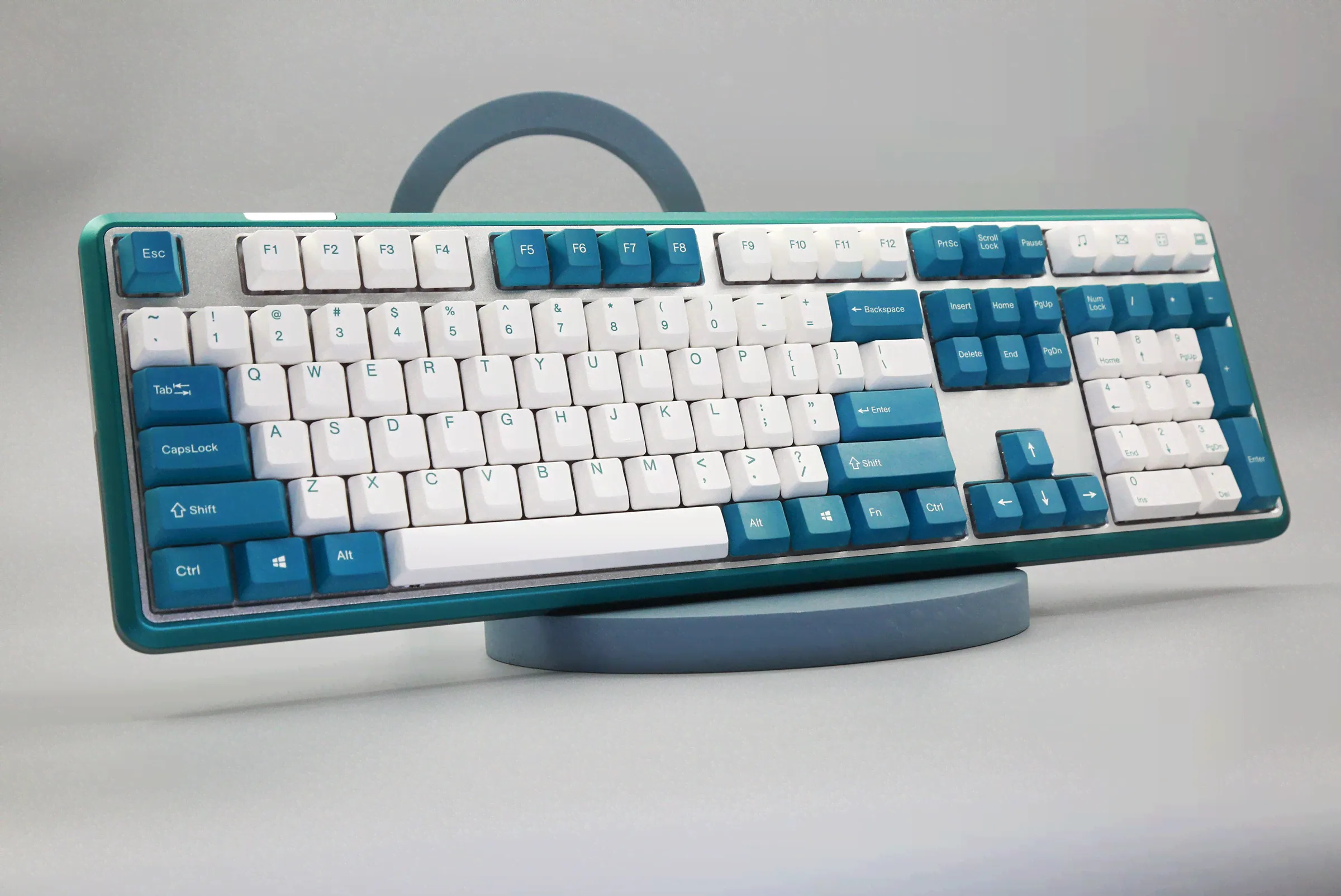 Varmilo Sword 2-108 Twilight Green White LED Dye Sub PBT Aluminum EC Mechanical Keyboard
