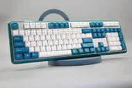 Varmilo Sword 2-108 Twilight Green White LED Dye Sub PBT Aluminum EC Mechanical Keyboard