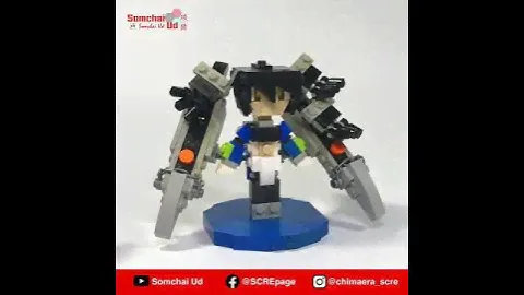 #AzurLane Baltimore Chibi but in LEGO MOC | Shorts | Somchai Ud