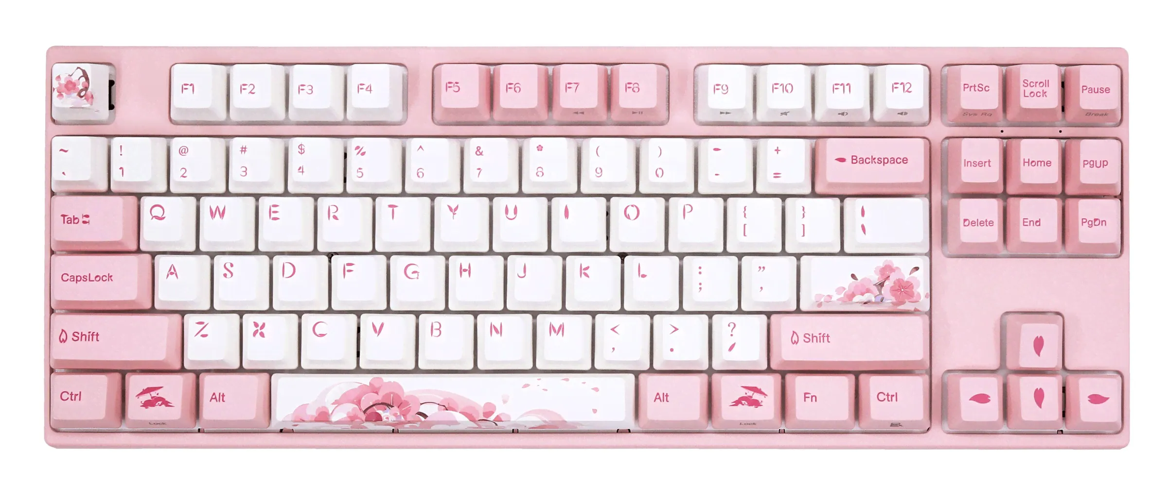 Varmilo MA Series V2 Sakura Round 2 White LED TKL EC Mechanical Keyboard