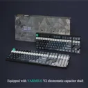 Оригинальная Механическая клавиатура Varmilo MA87 V2 С тремя Корпусами, 108 Клавиш, Проводная Электростатическая Емкость, Игровой Белый Свет