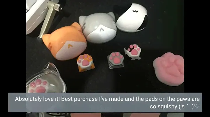 Review ZOMOPLUS Cute Cat Paw Keycap,Squishy Paw Custom Keycap-1pc Keycap for Mechanical Keyboar...