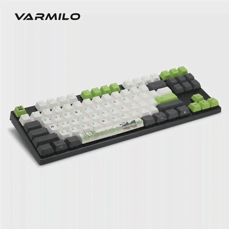 Клавиатура varmilo Аль Майло Панда va108 механической клавиатуры Вишня вишня зеленый оси игровую контору с письменным столом коврик Cherry