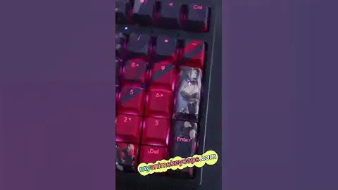 You're doing something wrong if your keyboard doesn't look like this | #keycaps #azurlane #anime