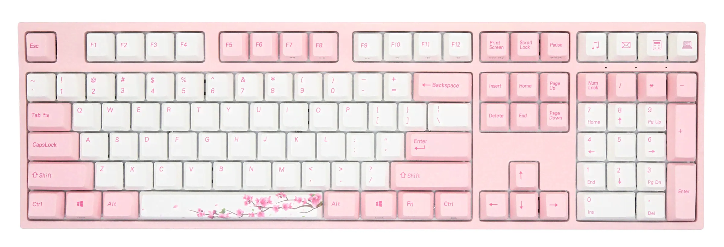 Varmilo MA Series V2 Sakura R1 White LED EC Mechanical Keyboard