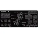 Коврик EC Mechanical Switch Desk Mat / Mouse Pad XL VARMILO (ZDB005-01) белый, черный