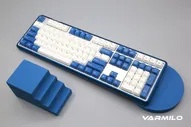 Varmilo Sword 2-108 Pacific Blue White LED Dye Sub PBT Aluminum EC Mechanical Keyboard