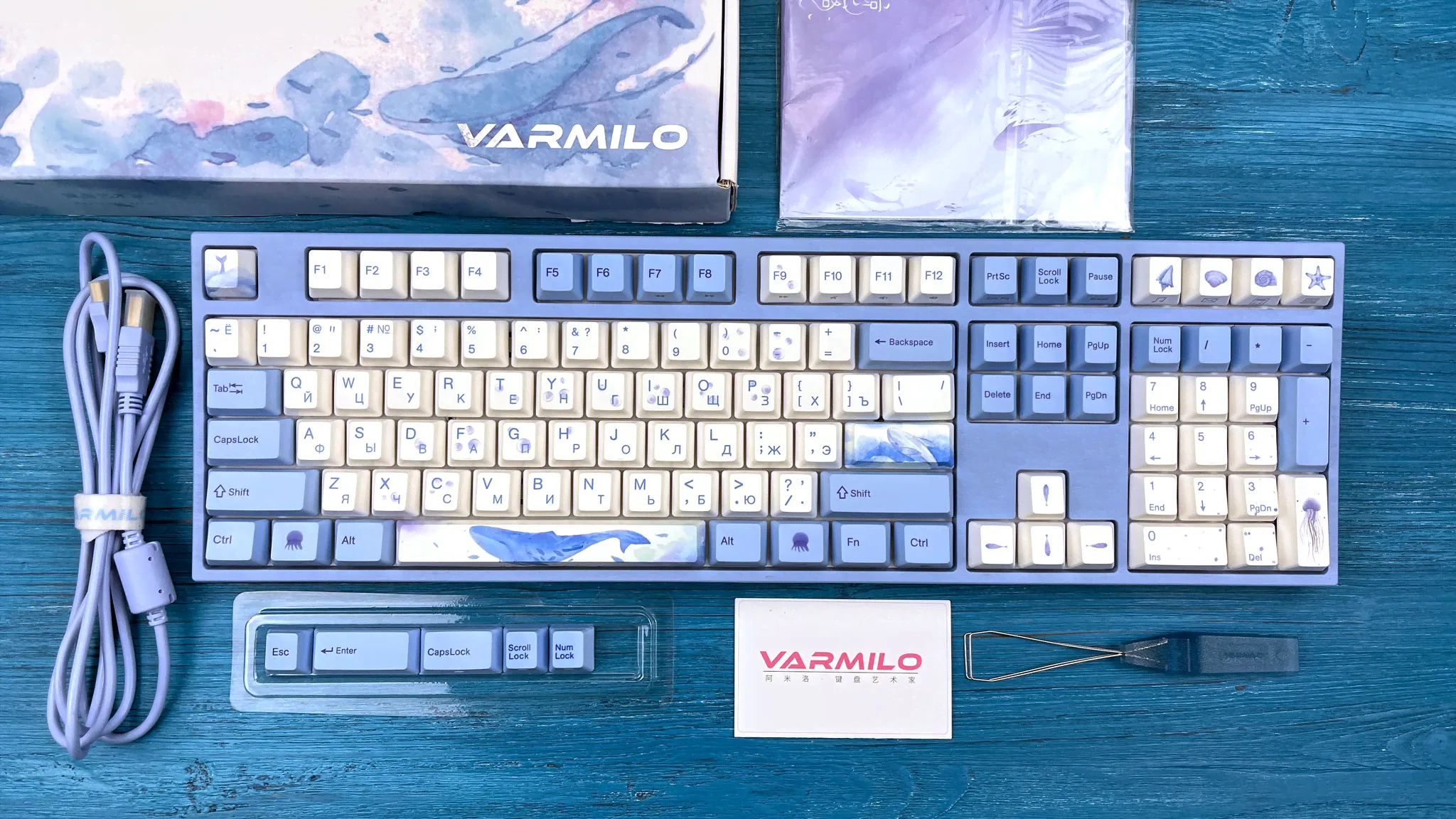 Varmilo MA108 Sea Melody Varmilo EC V2 Daisy