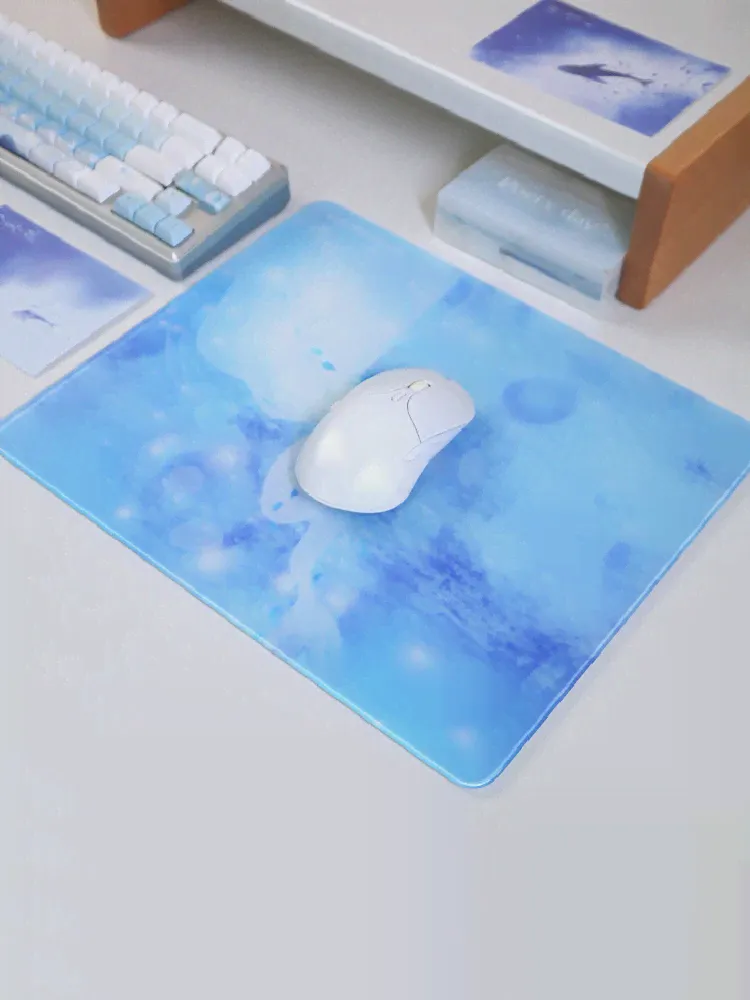 Varmilo игровой коврик для мыши из закаленного стекла, компьютерный игровой Гладкий коврик для мыши-2