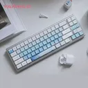 Механическая клавиатура Varmilo Sword68, металлическая Беспроводная Механическая игровая клавиатура, три режима, Bluetooth, Cnc, аксессуар для компьютера, ПК (art.: 3920c585ef8b9)