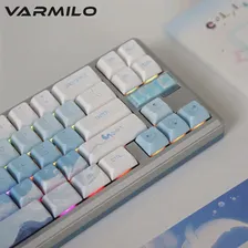 Механическая клавиатура Varmilo Sword68 Vtp68 из алюминиевого сплава, три режима, динамическая Беспроводная игровая клавиатура RGB, низкая задержка, горячая переключение, Mac (art.: 3920c57820657)